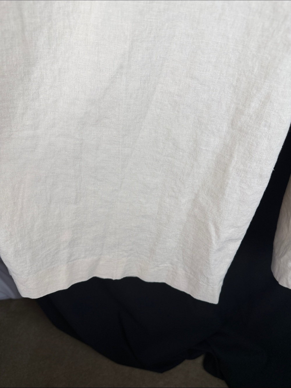 NWT J.Crew Re-Imagined Linen Blend Wide Leg Crop Pants Cream Size 20 - Picture 4 of 11